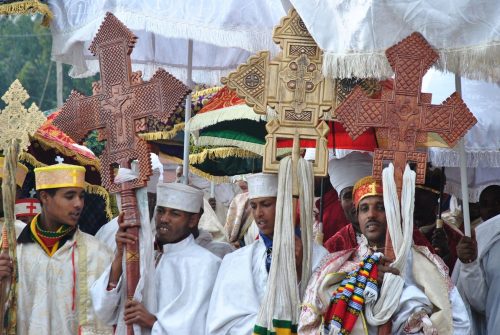 Zeremonien Timkatfest